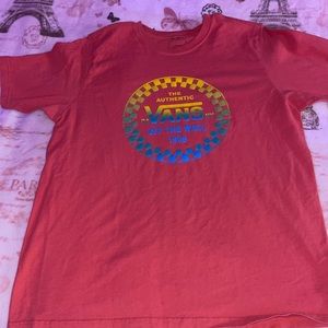 Orange Vans t-shirt